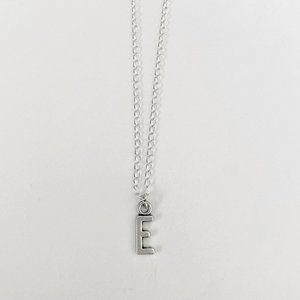 3 for $49 New Silver "E" Initial Necklace